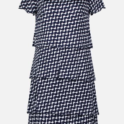 Stufenkleid mit U-Boot-Ausschnitt – Bild 3