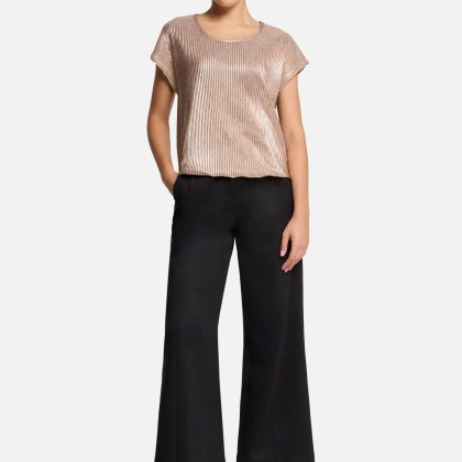 Casual-Shirt mit Glanzeffekt – Bild 2