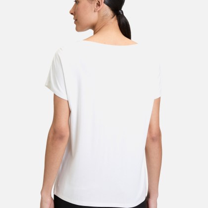 Basic Shirt mit U-Boot-Ausschnitt Basic Shirt mit U-Boot-Ausschnitt