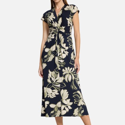 Midikleid mit Raffung – Bild 2