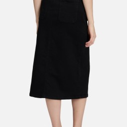 Jeansrock mit aufgesetzten Taschen Jeansrock mit aufgesetzten Taschen