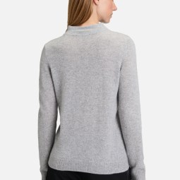 Kaschmir-Pullover mit Stehkragen Kaschmir-Pullover mit Stehkragen
