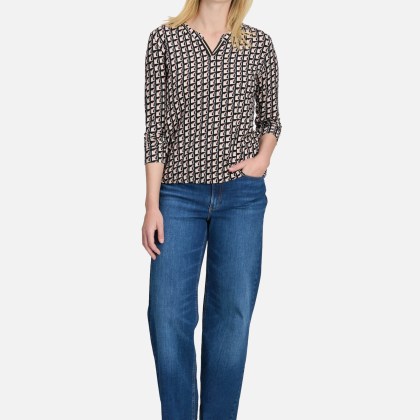 Blusenshirt mit Print – Bild 2