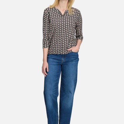 Blusenshirt mit Print – Bild 2