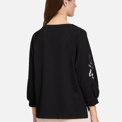Sweatshirt mit Trompetenärmeln Sweatshirt mit Trompetenärmeln