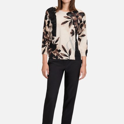 Strickpullover mit Fledermausärmeln – Bild 2