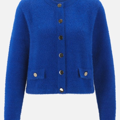 Casual-Strickjacke mit Knopfleiste – Bild 3