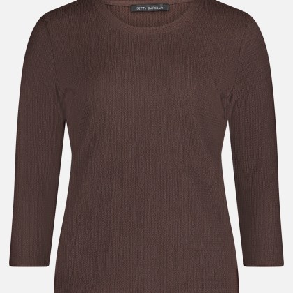 Strukturshirt mit Rundhalsausschnitt – Bild 3