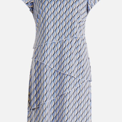 Jerseykleid mit Stufen – Bild 3