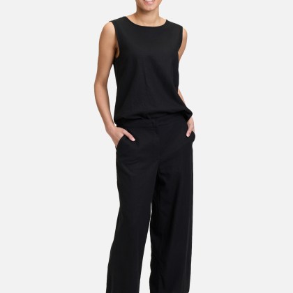 Leinenhose unifarben – Bild 2