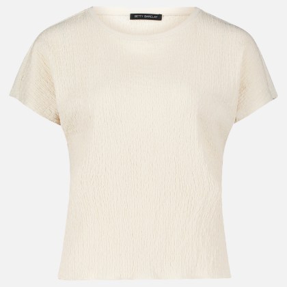 Strukturshirt mit U-Boot-Ausschnitt – Bild 3