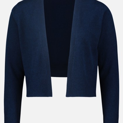 Kaschmir-Strickjacke mit Rippbündchen – Bild 3