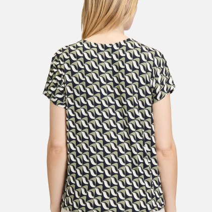 Printshirt mit V-Ausschnitt Printshirt mit V-Ausschnitt