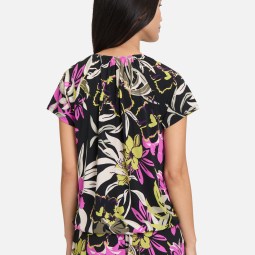 Printshirt mit Gummizug Printshirt mit Gummizug