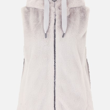 Plüschweste mit Kapuze – Bild 3