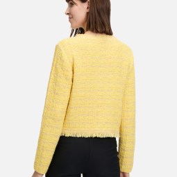 Strick-Cardigan mit Fransen Strick-Cardigan mit Fransen