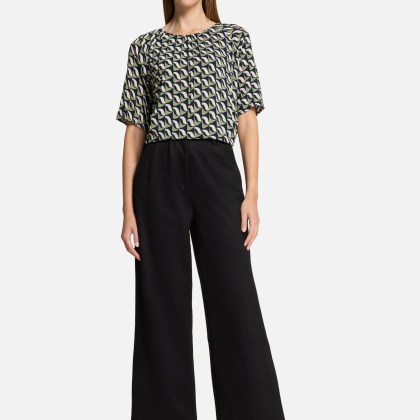 Schlupfbluse mit Rundhalsausschnitt – Bild 2