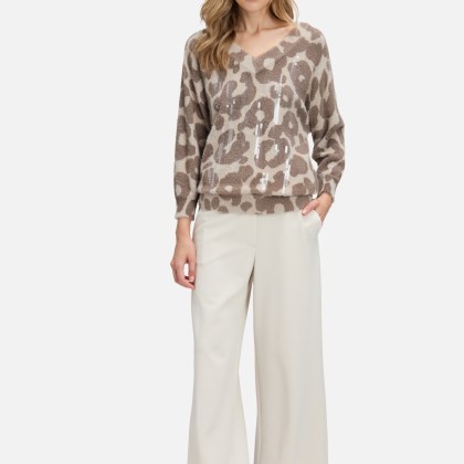 Strickpullover mit Fledermausärmeln – Bild 2