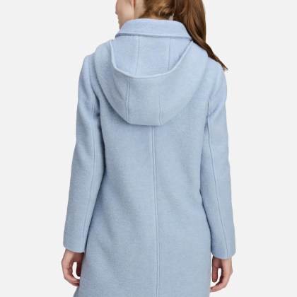 Wollmantel mit abnehmbarer Kapuze Wollmantel mit abnehmbarer Kapuze