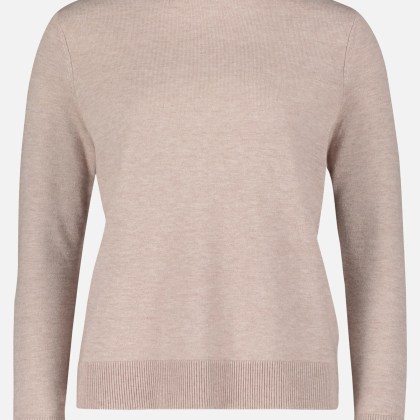 Basic-Strickpullover mit Stehkragen – Bild 3