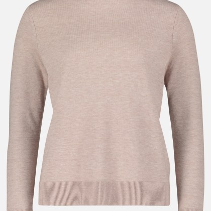 Basic-Strickpullover mit Stehkragen – Bild 3