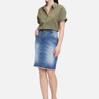 Schlupfbluse mit Kragen – Bild 2