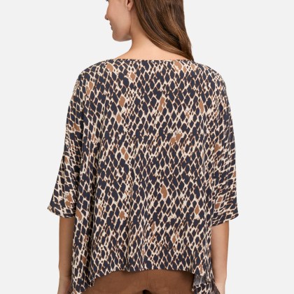 Schlupfbluse mit Schmucksteinen Schlupfbluse mit Schmucksteinen