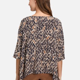 Schlupfbluse mit Schmucksteinen Schlupfbluse mit Schmucksteinen