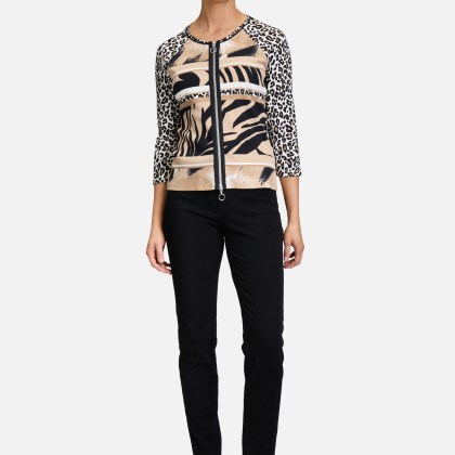Shirtjacke mit Rippenstruktur – Bild 2