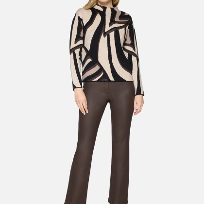 Strickpullover mit Stehkragen – Bild 2