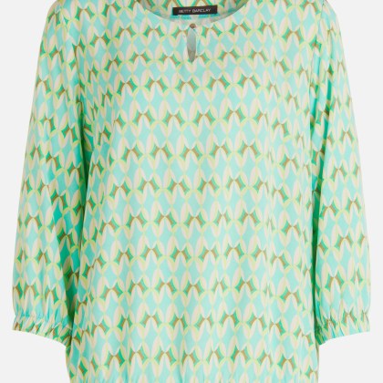 Schlupfbluse mit Muster – Bild 3