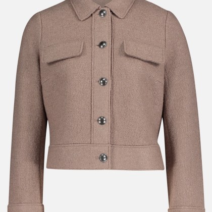 Blazer-Jacke mit aufgesetzten Taschen – Bild 2