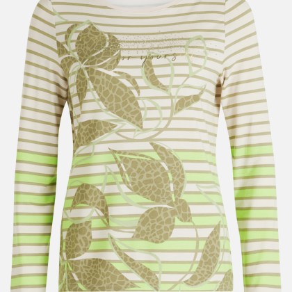 Ringelshirt mit U-Boot-Ausschnitt – Bild 3