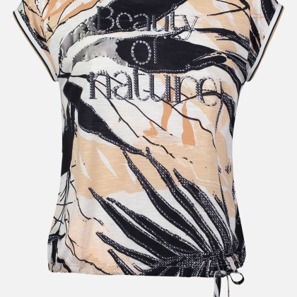 Printshirt mit Tunnelzug – Bild 3