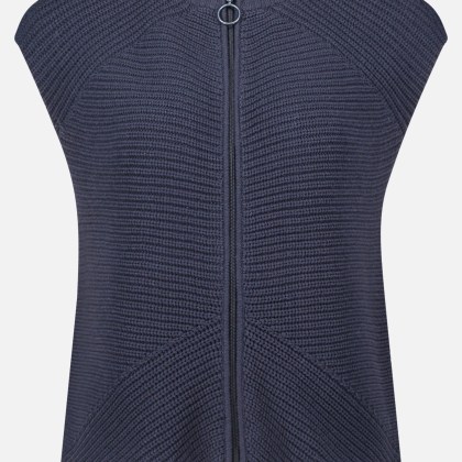 Grobstrickjacke ohne Arm – Bild 3