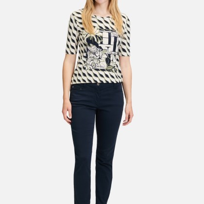 Basic Shirt mit Print – Bild 2