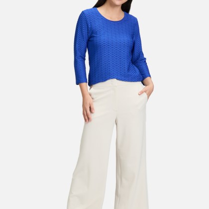 Basic Shirt mit Rundhalsausschnitt – Bild 2