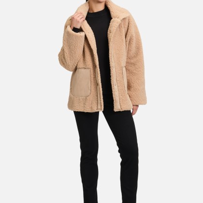 Outdoorjacke mit Plüsch – Bild 2