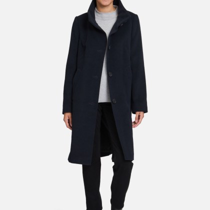 Wollmantel mit Kragen – Bild 2