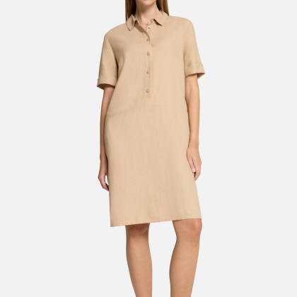 Leinenkleid mit Knopfleiste – Bild 2