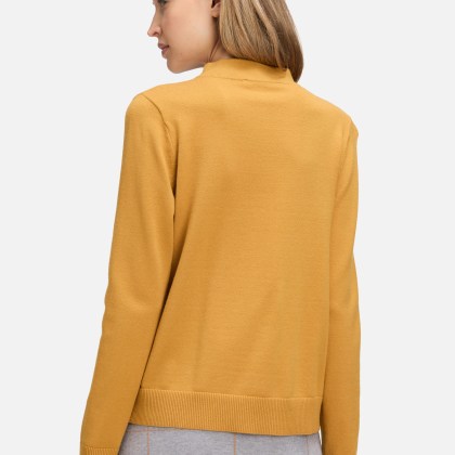 Basic-Strickpullover mit Stehkragen Basic-Strickpullover mit Stehkragen