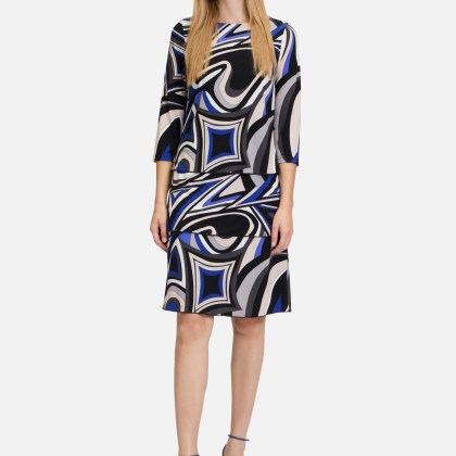 Stufenkleid mit 3/4 Arm – Bild 2