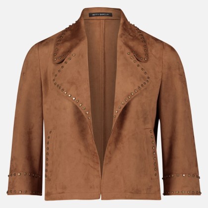 Kunstleder-Jacke mit Nieten – Bild 3