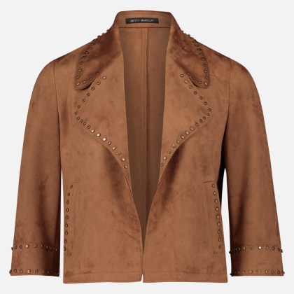 Kunstleder-Jacke mit Nieten – Bild 3