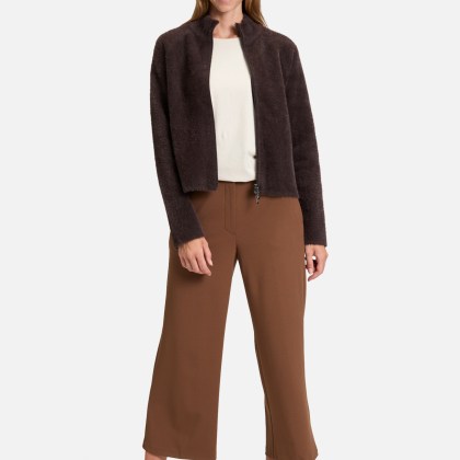 Strick-Cardigan mit Reißverschluss – Bild 2