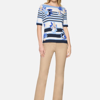 Basic Shirt mit Ringel – Bild 2