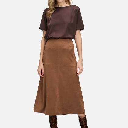 Schlupfbluse mit Rundhalsausschnitt – Bild 2