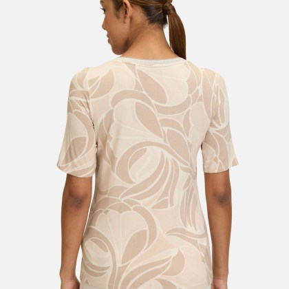 Printshirt mit Schmucksteinen Printshirt mit Schmucksteinen