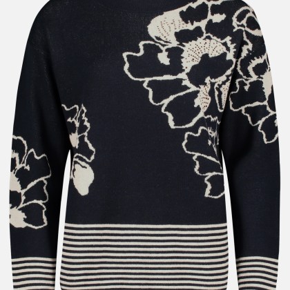 Feinstrickpullover mit Jacquard – Bild 3