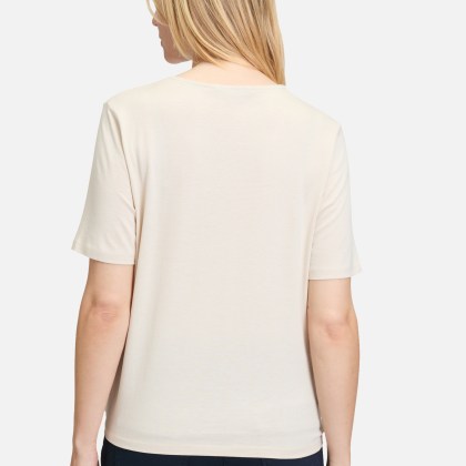 Basic Shirt mit Schleifenknoten Basic Shirt mit Schleifenknoten